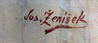 Josef Ženíšek (1855-1944) - Dívka s kopretinou