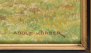 Adolf Körber (1887 – 1967) - Dřevěný kostelík