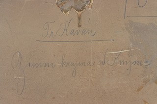 František Kaván (1866 - 1941) - Zimní krajina od Knižnic