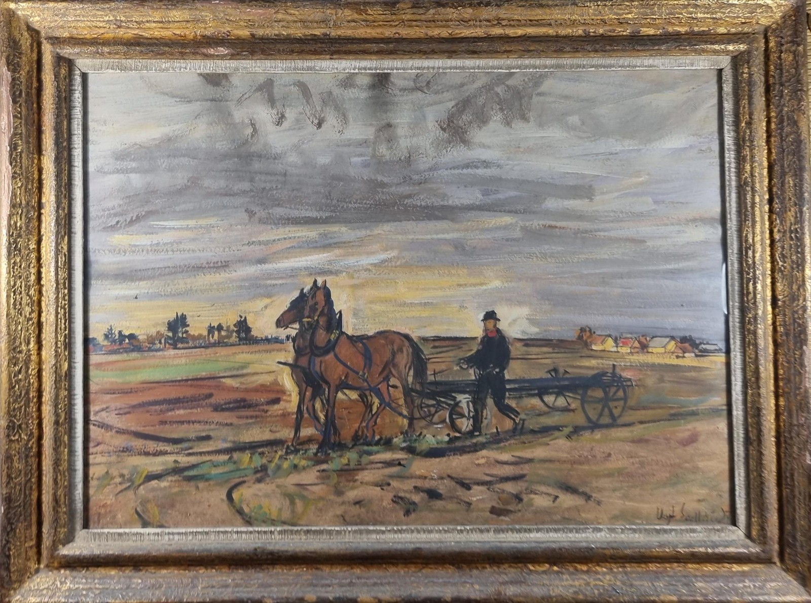 Vojtěch Sedláček (1892 - 1973) - Oráč