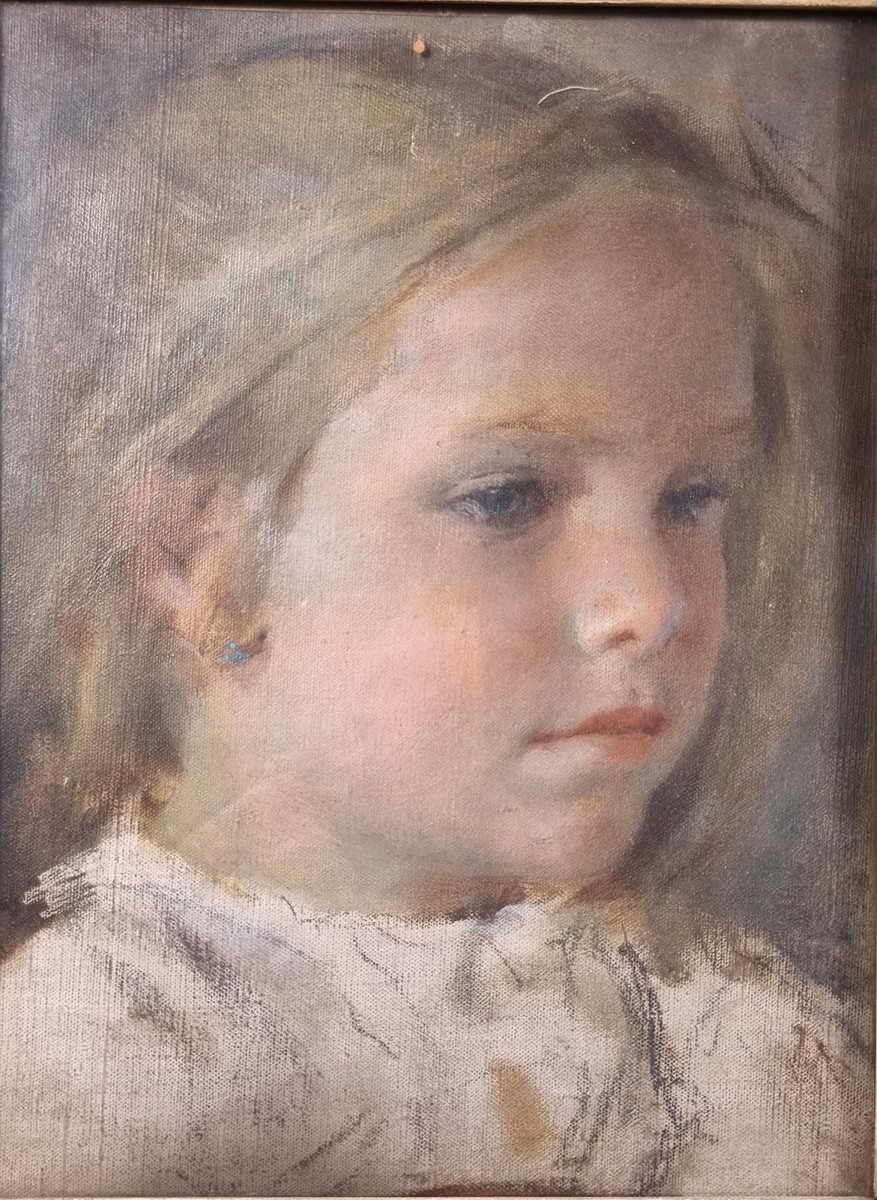 Hugo Boetinger (1880 - 1934) - Portrét děvčátka