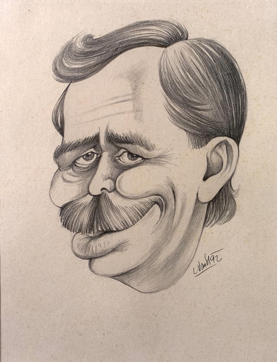 Vaněk Lubomír - Karikatura Václava Havla