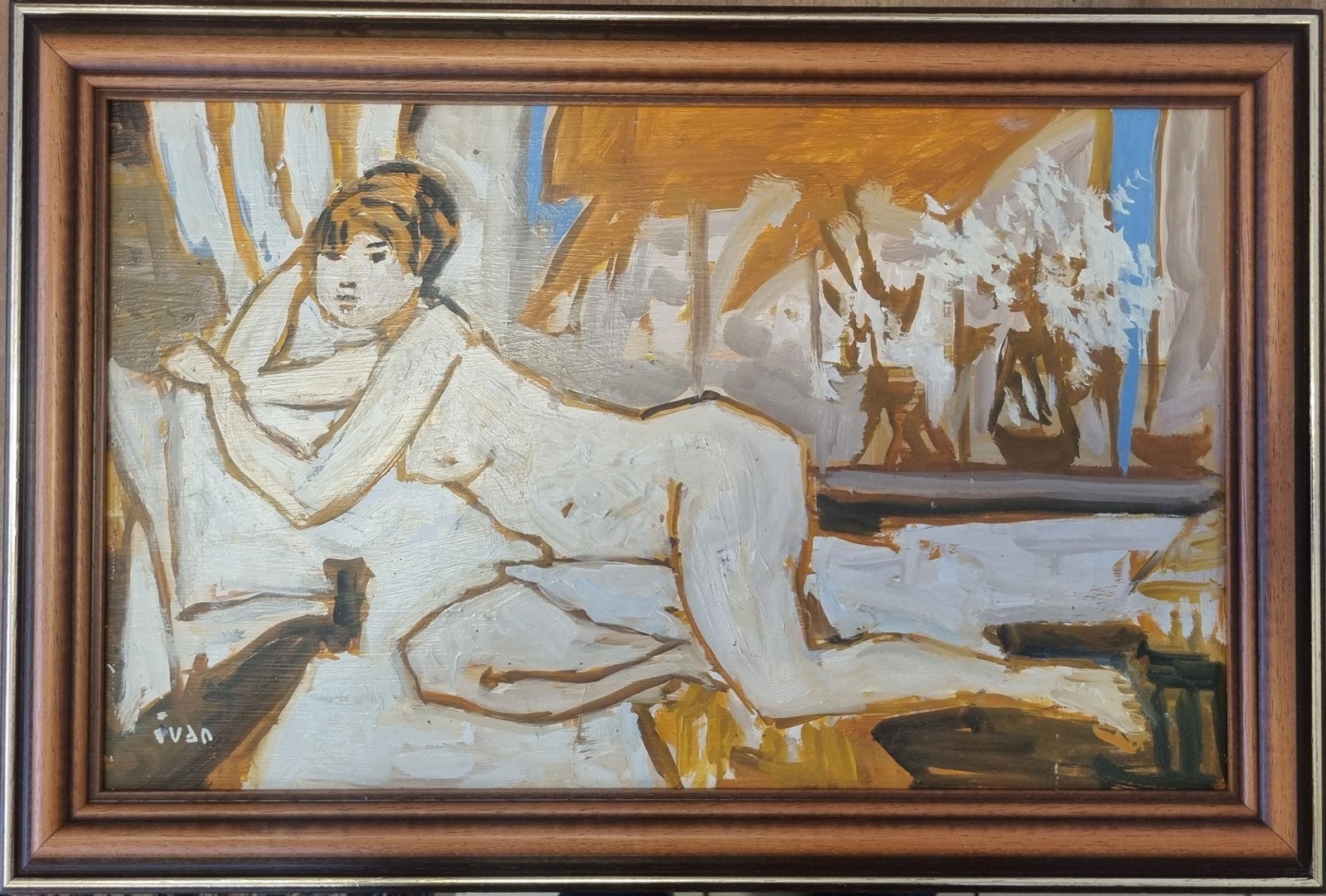 Ivan Sedliský (1926 - 1999) - Ivanova modelka