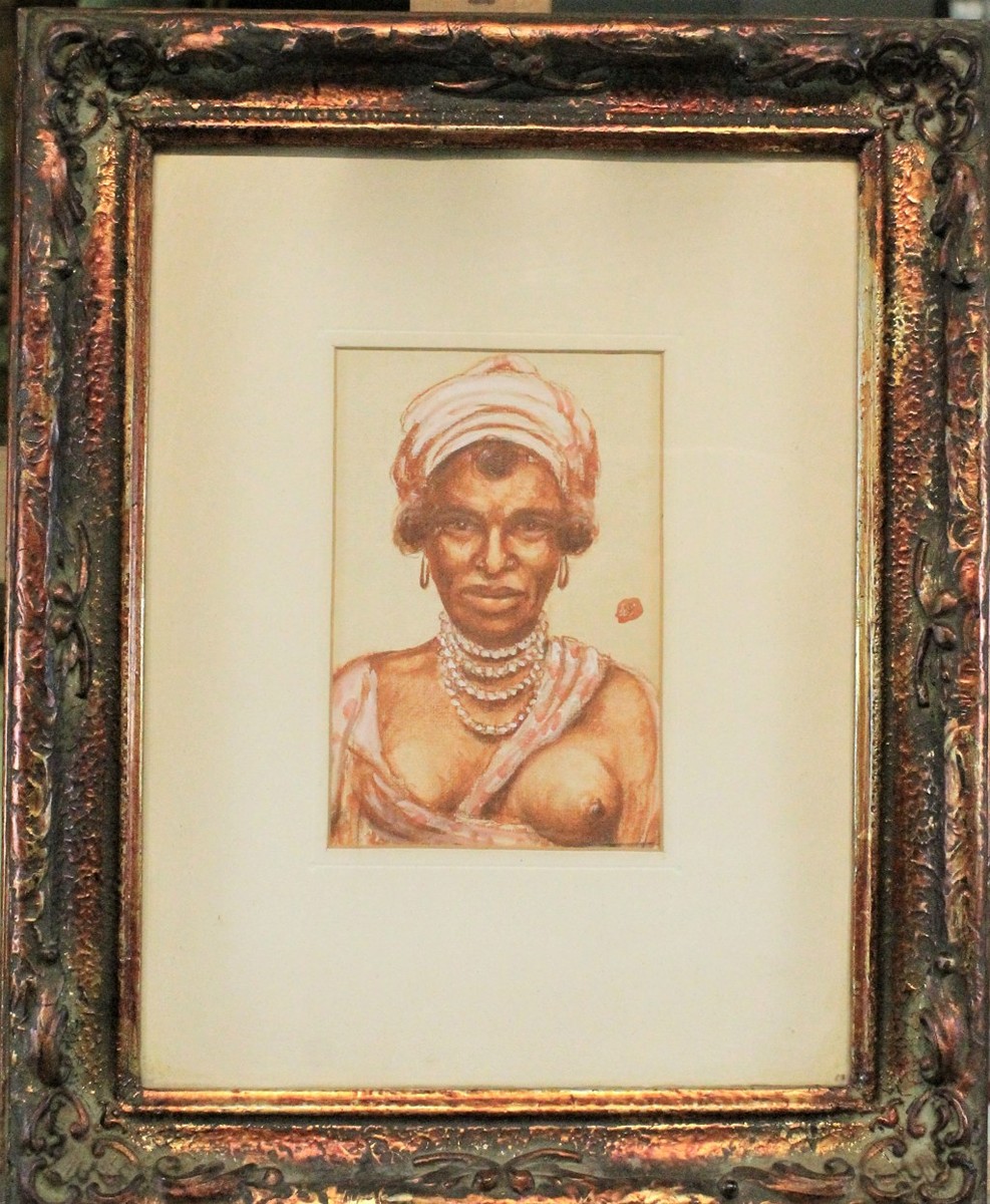 Tavík František Šimon (1877 - 1942) - Domorodá žena - Sri Lanka