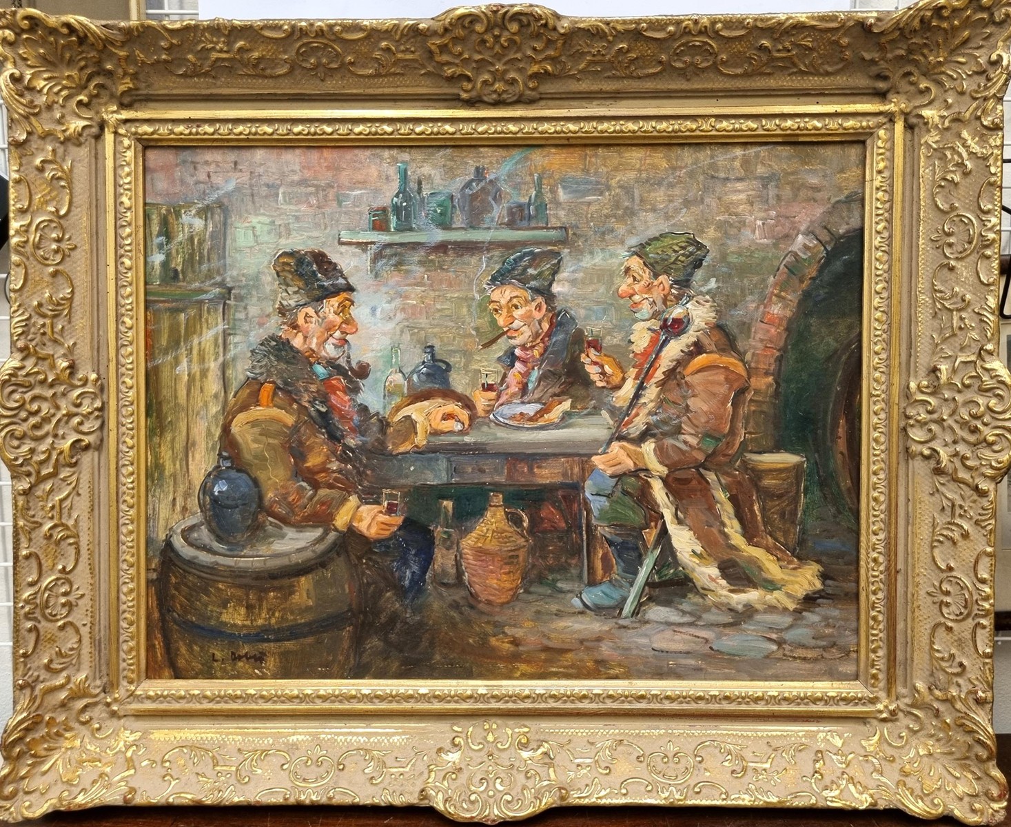 Ludvík Dobeš (1914 - 1979) - Tři dědci v kulichu