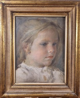 Hugo Boetinger (1880 - 1934) - Portrét děvčátka