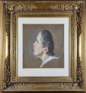 Karel Javůrek (1815 - 1909) - Portrét matky