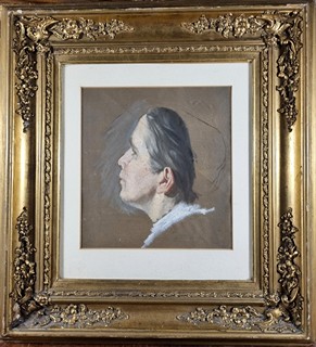 Karel Javůrek (1815 - 1909) - Portrét matky
