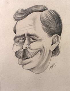 Vaněk Lubomír - Karikatura Václava Havla