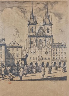 Tavík František Šimon (1877 - 1942) - Týnský chrám