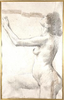 Jan Preisler (1872 - 1918) - Studie - akt ženy