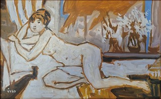 Ivan Sedliský (1926 - 1999) - Ivanova modelka