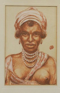 Tavík František Šimon (1877 - 1942) - Domorodá žena - Sri Lanka