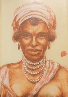 Tavík František Šimon (1877 - 1942) - Domorodá žena - Sri Lanka
