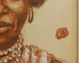 Tavík František Šimon (1877 - 1942) - Domorodá žena - Sri Lanka