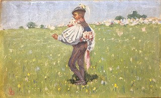 Joža Uprka (1861 - 1940) - U nás doma