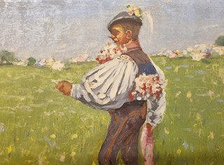Joža Uprka (1861 - 1940) - U nás doma