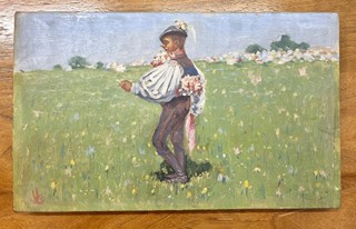 Joža Uprka (1861 - 1940) - U nás doma