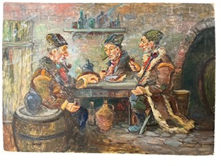 Ludvík Dobeš (1914 - 1979) - Tři dědci v kulichu