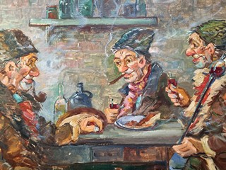 Ludvík Dobeš (1914 - 1979) - Tři dědci v kulichu