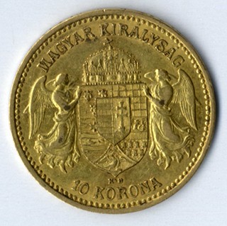 Zlatá mince - 10-ti koruna Františka Josefa I. - Rakousko-Uhersko 1894