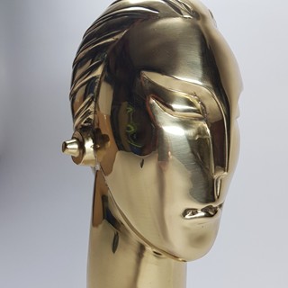 Art deco bronzová busta, Rakousko, 30. léta 20. století