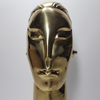 Art deco bronzová busta, Rakousko, 30. léta 20. století
