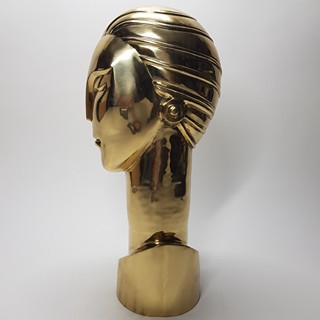 Art deco bronzová busta, Rakousko, 30. léta 20. století