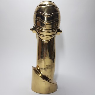 Art deco bronzová busta, Rakousko, 30. léta 20. století