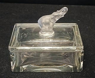 Heinrich Hoffmann (1875 - 1939) - Art deco skleněná krabička, Ingrid Glass