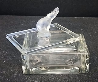 Heinrich Hoffmann (1875 - 1939) - Art deco skleněná krabička, Ingrid Glass