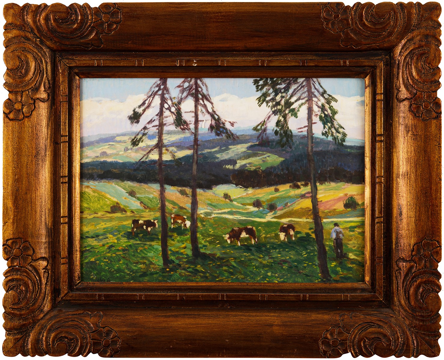Lolek Stanislav 1873 - 1936 - Na pastvě
