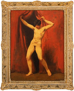 Boettinger Hugo 1880 - 1934 - Červená záclona