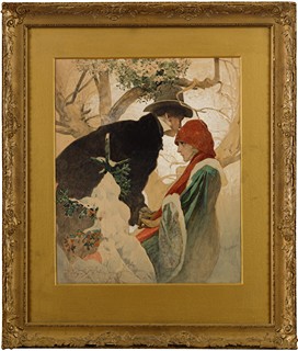 Mucha Alfons 1860 - 1939 - Polibek