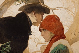 Mucha Alfons 1860 - 1939 - Polibek