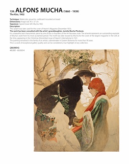 Mucha Alfons 1860 - 1939 - Polibek