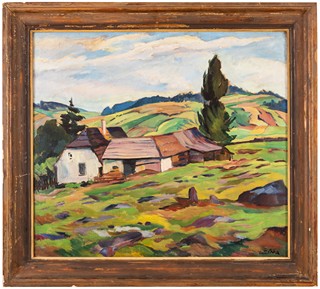 Šíma Ladislav 1885 - 1956 - Stavení v horách