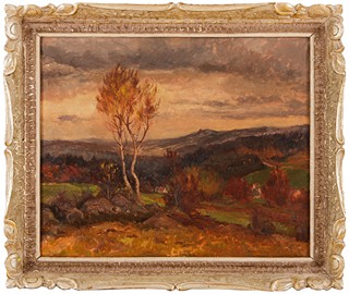 Ullmann Josef 1870 - 1922 - Krajina s břízami