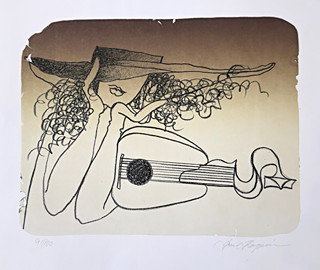 Jan Rapin (1956) - Dívka s kytarou