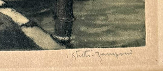 Jaromír Stretti Zamponi (1882 - 1959) - Stavba mostu v Paříži