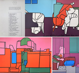 Valerio Adami (1935) - Derreire Le Miroir