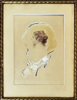 Jan Dědina (1870 - 1955) - Hlava dívky