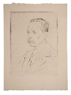 Emil Orlik - Portrét Reinera Maria Rilkeho