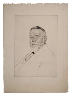 Emil Orlik - Portrét Friedricha Krause