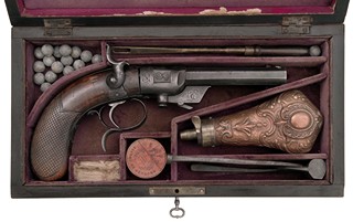 Pistole systém Berenger v kazetě, Josef Lhotský