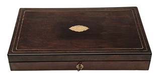 Párové perkusní pistole v kazetě, Imbert, Marseille