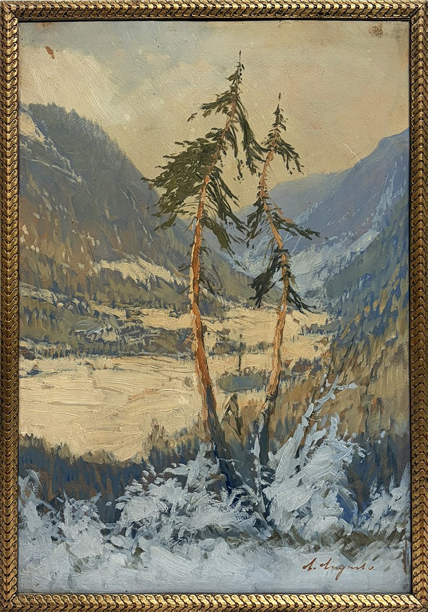 Antonín Augusta (1891 - 1940) - Smrky v horách