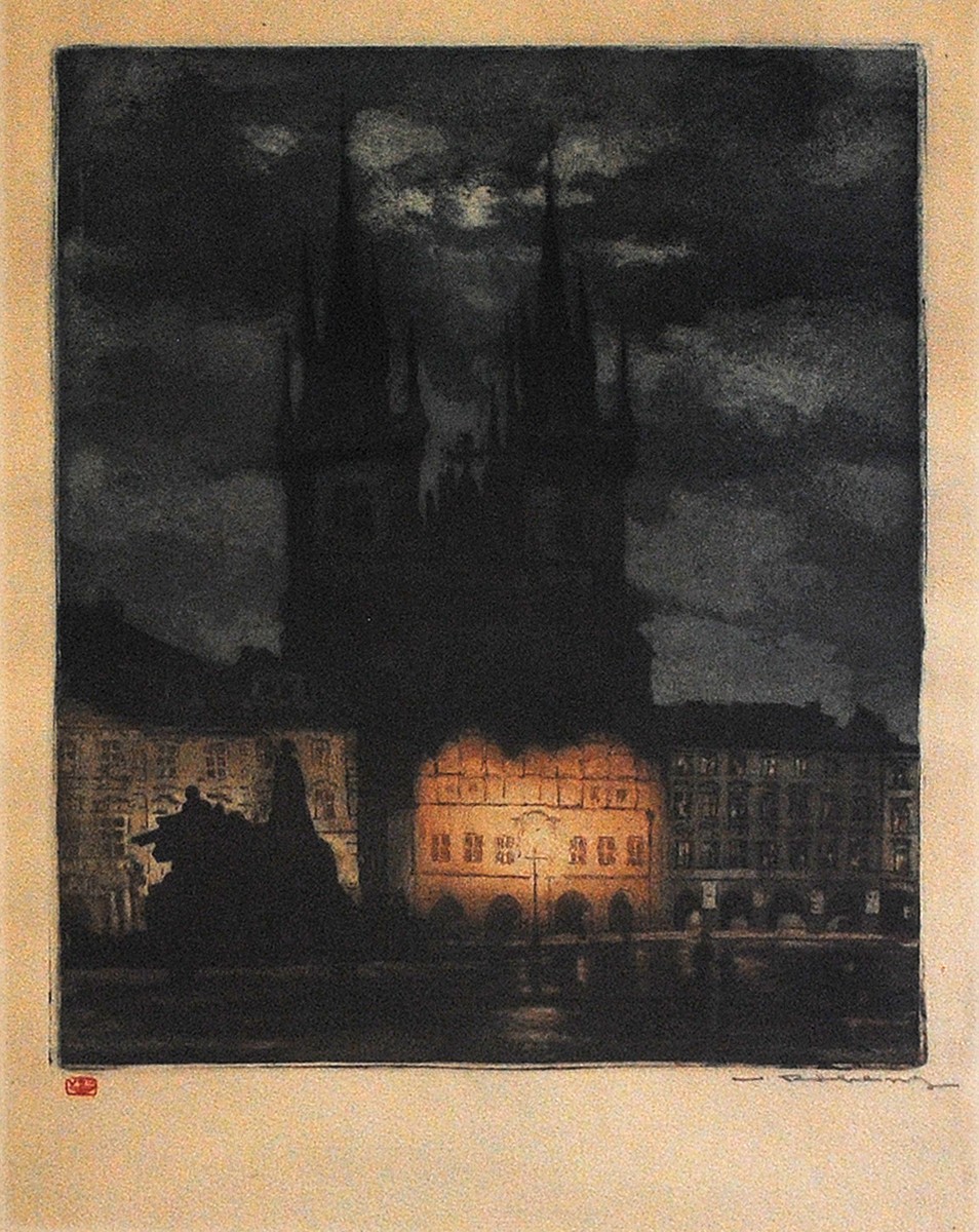 Vladislav Röhling (1878 - 1949) - Týnský chrám v Praze