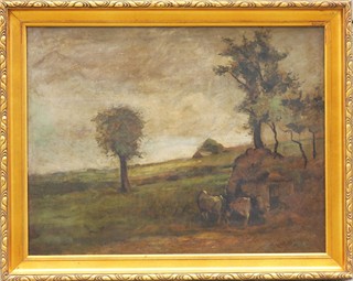 Alois Fišárek (1906 - 1980) -  Dvě krávy na pastvě