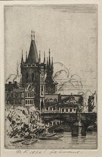 Jan Charles Vondrouš (1884 - 1970) -  Staroměstská mostecká věž